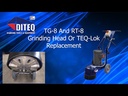 Diteq TG8 Polisher/Grinder w/ TEK-Lok plate