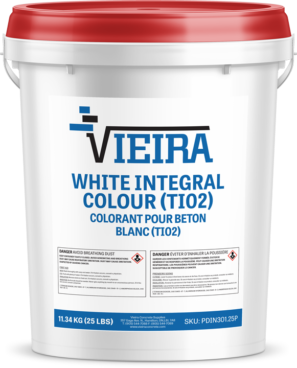 Vieira TiO2 White Integral Colour Pail