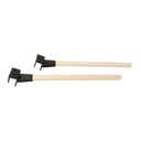 [KRA.<2.CC502] Kraft Wood Screed Handles (pair)