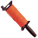 [KRA.<2.BC346W] Kraft 500' (1/2 lb) Orange Braided Nylon Mason Line w/ Winder