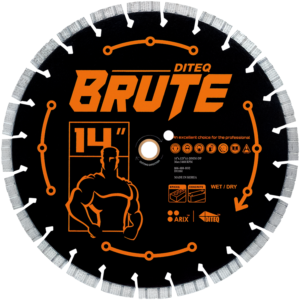 Diteq CS-32BR Brute Segmented Diamond Blade