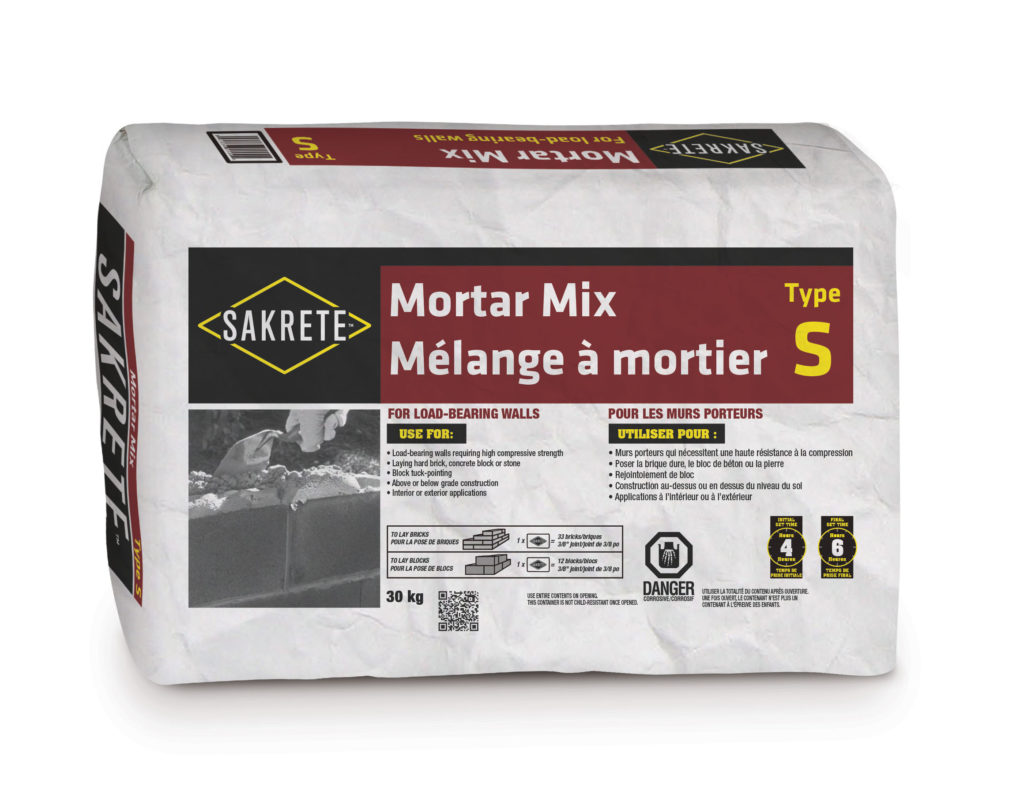 Sakrete 30kg Type S Mortar Mix