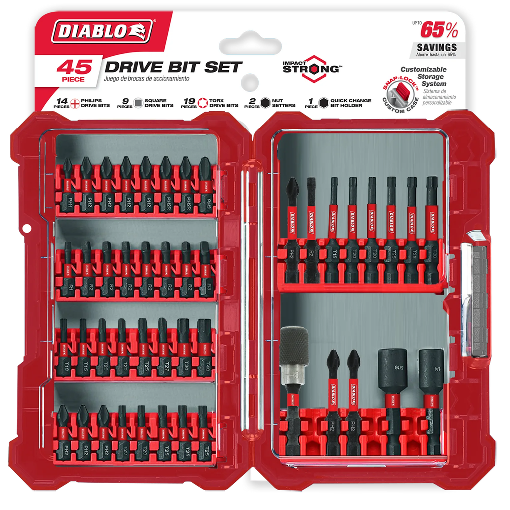 Diablo 45 pc Screwdriving Set