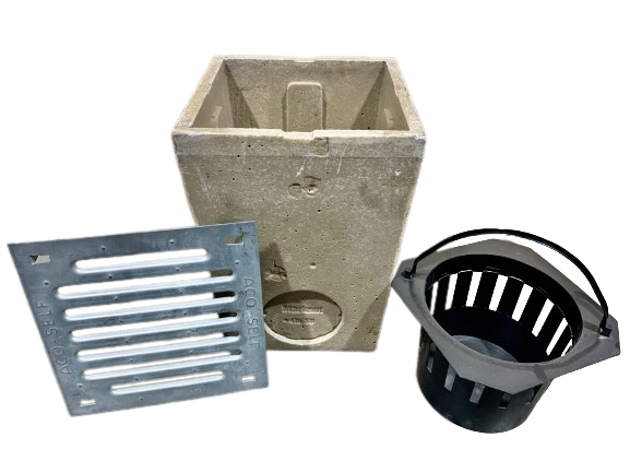 ACO Self PointDrain w/ Galvanized Grate