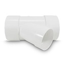 [TLW.W2.650135/040304] PVC 4" Wye (Hub x Hub x Hub)