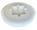 [PVC.W2.040992] PVC 4" Flush Plug MPT