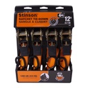 [TLW.<2.406203] Stinson Ratchet Tie Down Strap - 4 pack