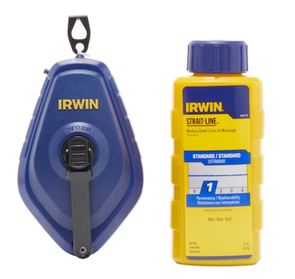 Irwin Chalk Reel with Blue Chalk