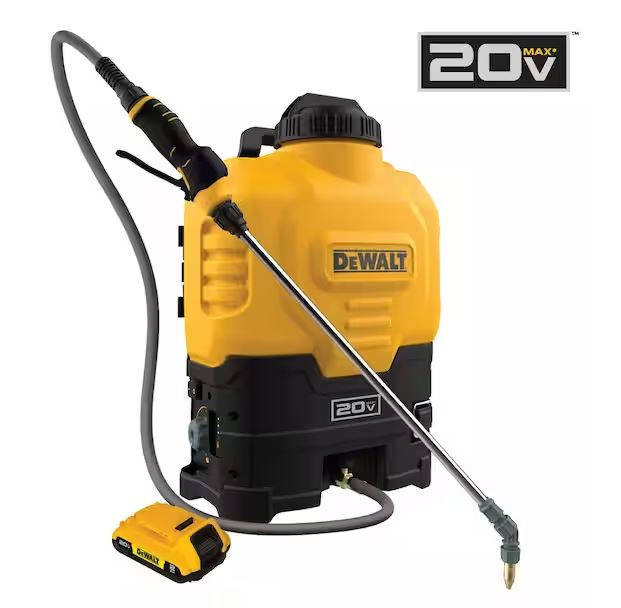 DeWalt 20V Lithium-ion Battery Powered Backpack Sprayer