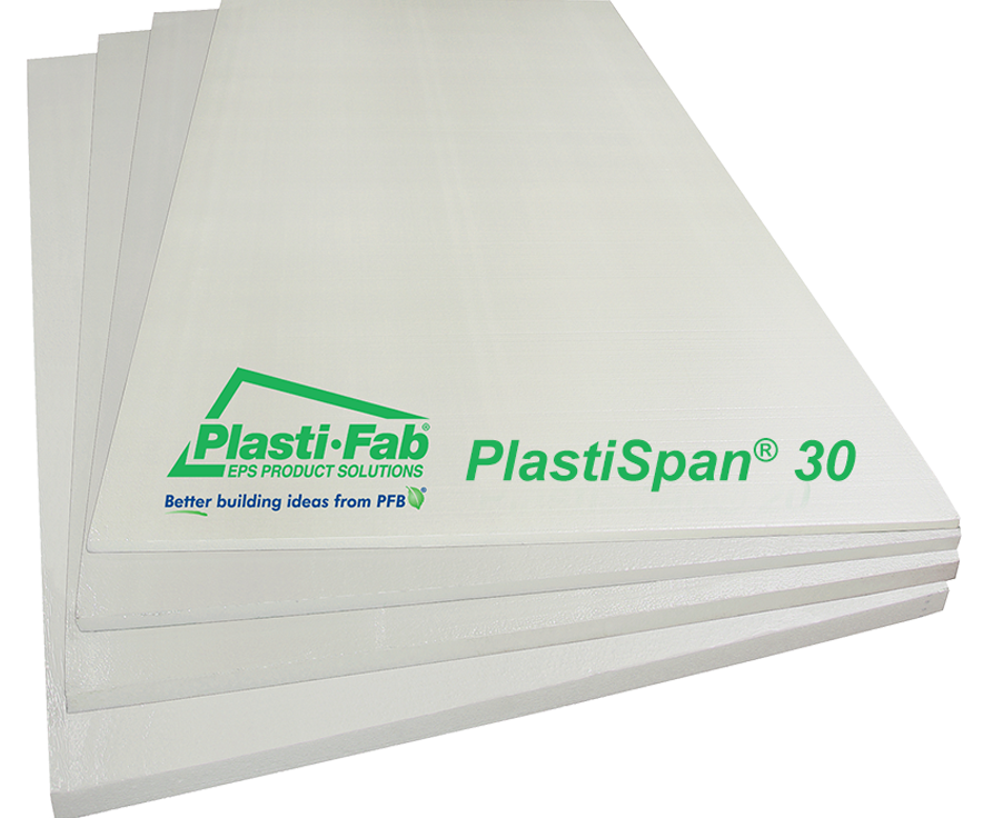 PlastiSpan® 30 EPS Foam Insulation Board (4' x 8' x 2")