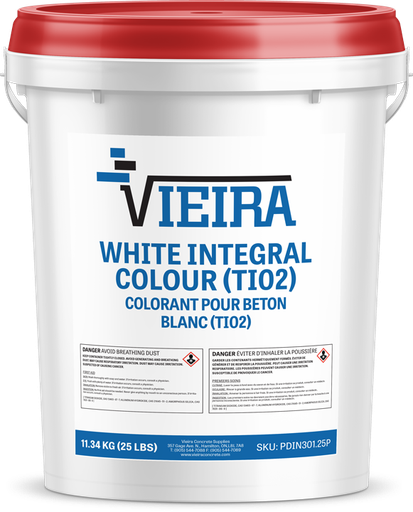 [VIE.WH.PDIN301.11KG] Vieira TiO2 White Integral Colour Pail