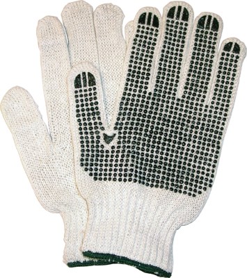 [TLW.<2.105530] Knitted Gloves w/ Dots 12 Pair