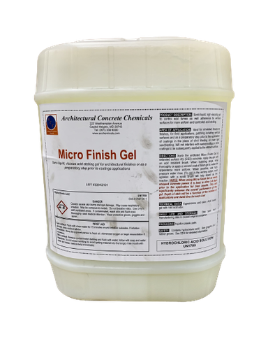 [ACC.WH.400002005] ACC 5 gal Micro Finish Gel