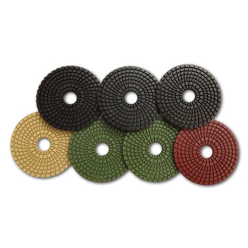 [ZCF.<2.DPP-001] Wet Polishing Pads (7pc Set)