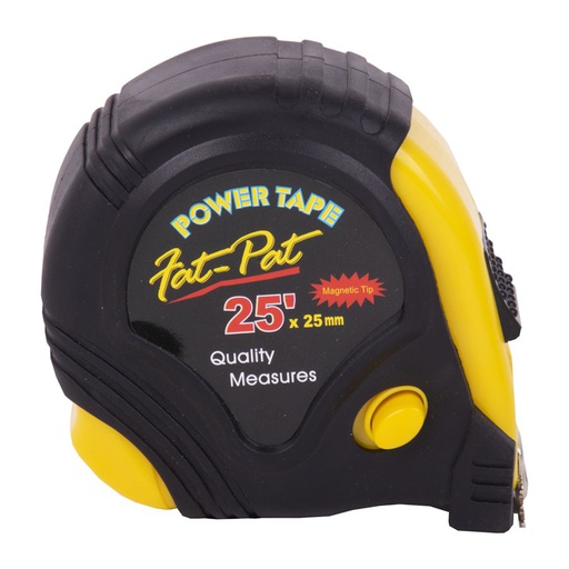 [TLW.<2.100014] Fat-Pat 25'/7.5m Tape Measure