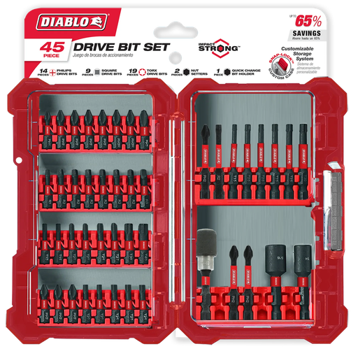 [DBL.<2.DSC-CMS45] Diablo 45 pc Screwdriving Set