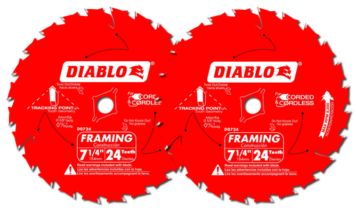 Diablo 24T Framing Blade - 2 Pack